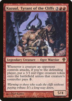 Kazuul, Tyrant of the Cliffs card from Worldwake