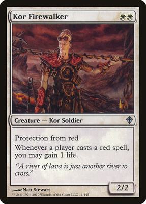 Kor Firewalker card from Worldwake
