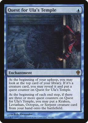 Quest for Ula's Temple card from Worldwake