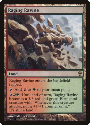 Raging Ravine card from Worldwake