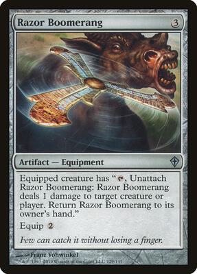 Razor Boomerang card from Worldwake