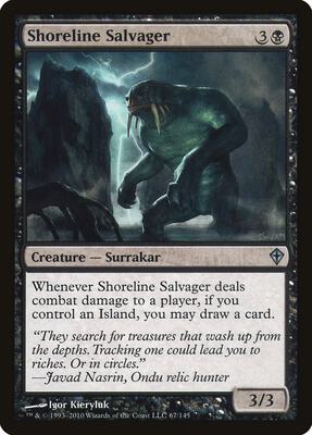 Shoreline Salvager card from Worldwake