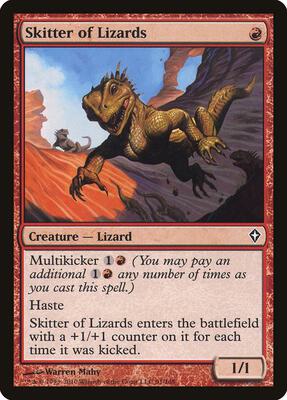 Skitter of Lizards card from Worldwake