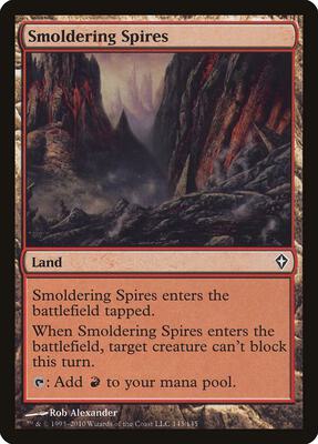 Smoldering Spires card from Worldwake