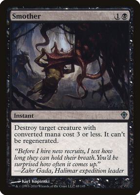Smother card from Worldwake
