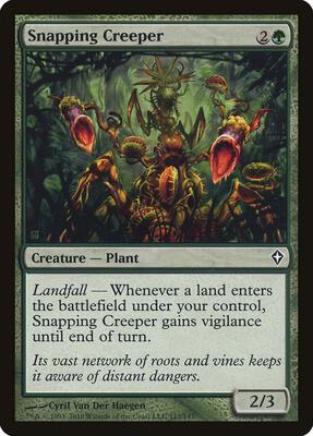 Snapping Creeper card from Worldwake
