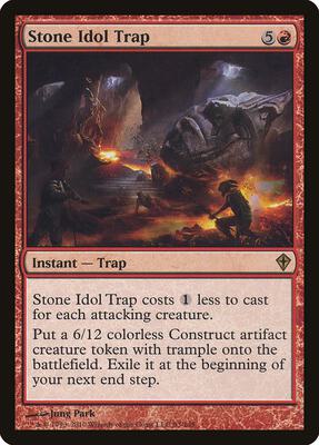 Stone Idol Trap card from Worldwake