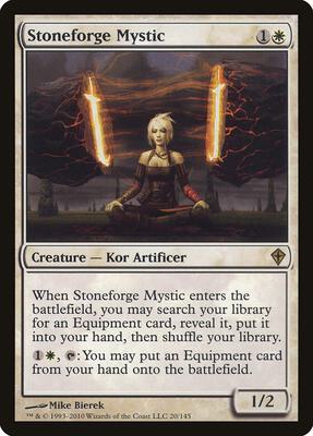 Stoneforge Mystic card from Worldwake