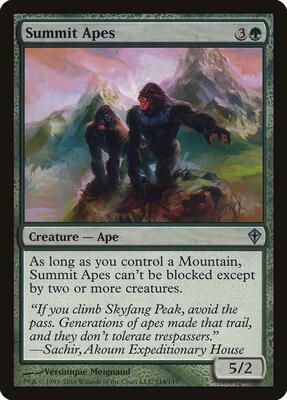 Summit Apes card from Worldwake