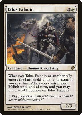 Talus Paladin card from Worldwake