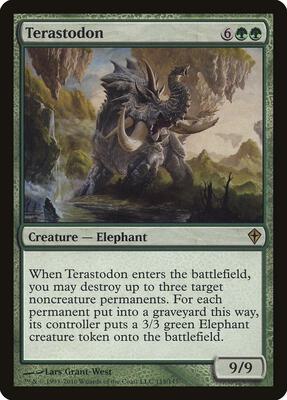 Terastodon card from Worldwake