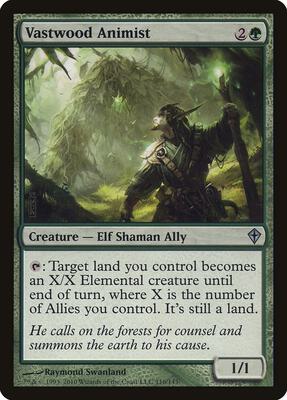 Vastwood Animist card from Worldwake