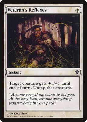 Veteran's Reflexes card from Worldwake