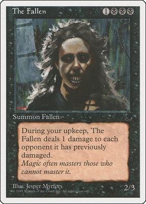 The Fallen card from Chronicles