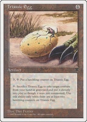 Triassic Egg card from Chronicles