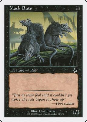 Muck Rats card from Starter 1999