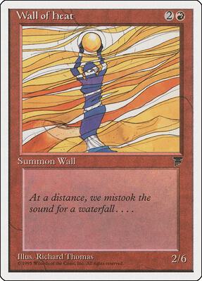 Wall of Heat card from Chronicles