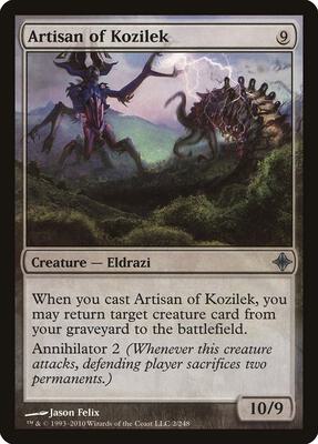Artisan of Kozilek card from Rise of the Eldrazi