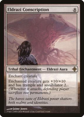 Eldrazi Conscription card from Rise of the Eldrazi