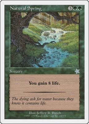 Natural Spring card from Starter 1999