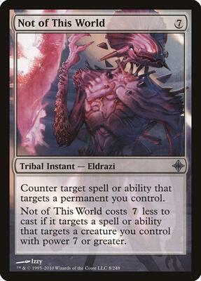 Not of This World card from Rise of the Eldrazi