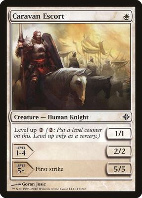 Caravan Escort card from Rise of the Eldrazi