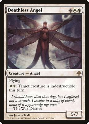 Deathless Angel card from Rise of the Eldrazi