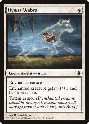 Hyena Umbra card from Rise of the Eldrazi