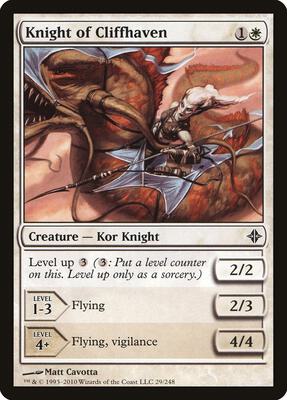 Knight of Cliffhaven card from Rise of the Eldrazi