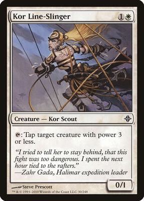 Kor Line-Slinger card from Rise of the Eldrazi