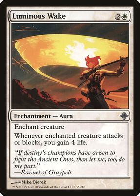 Luminous Wake card from Rise of the Eldrazi