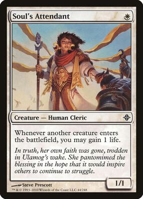 Soul's Attendant card from Rise of the Eldrazi