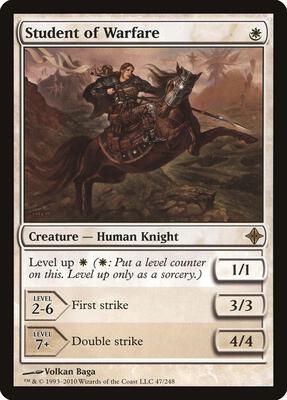 Student of Warfare card from Rise of the Eldrazi