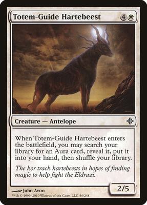 Totem-Guide Hartebeest card from Rise of the Eldrazi