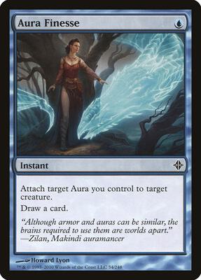 Aura Finesse card from Rise of the Eldrazi