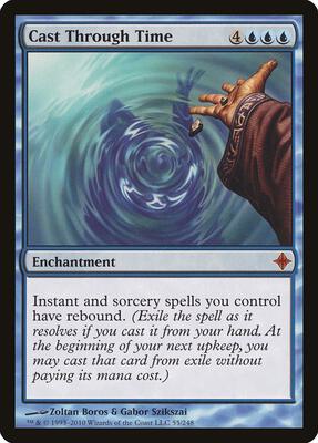 Cast Through Time card from Rise of the Eldrazi