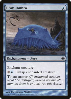 Crab Umbra card from Rise of the Eldrazi