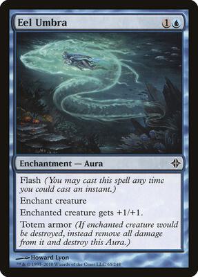 Eel Umbra card from Rise of the Eldrazi