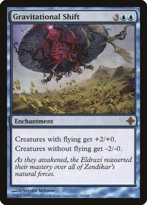 Gravitational Shift card from Rise of the Eldrazi