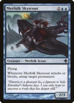 Merfolk Skyscout card from Rise of the Eldrazi