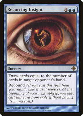Recurring Insight card from Rise of the Eldrazi