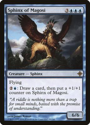 Sphinx of Magosi card from Rise of the Eldrazi