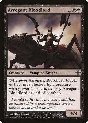 Arrogant Bloodlord card from Rise of the Eldrazi