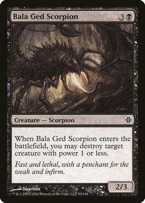 Bala Ged Scorpion card from Rise of the Eldrazi