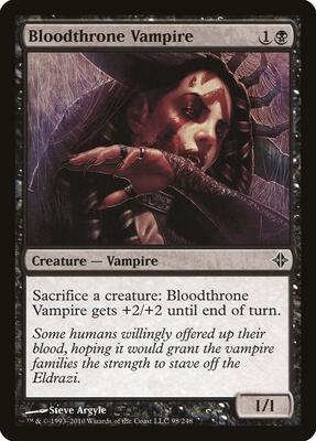 Bloodthrone Vampire card from Rise of the Eldrazi