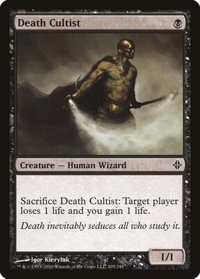 Death Cultist card from Rise of the Eldrazi