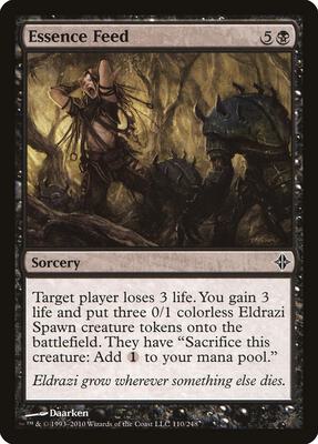 Essence Feed card from Rise of the Eldrazi