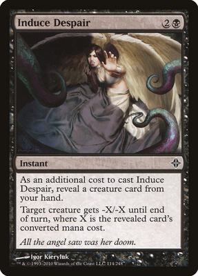Induce Despair card from Rise of the Eldrazi