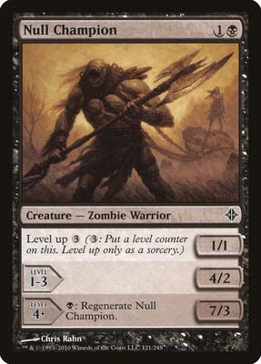 Null Champion card from Rise of the Eldrazi