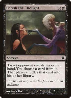 Perish the Thought card from Rise of the Eldrazi